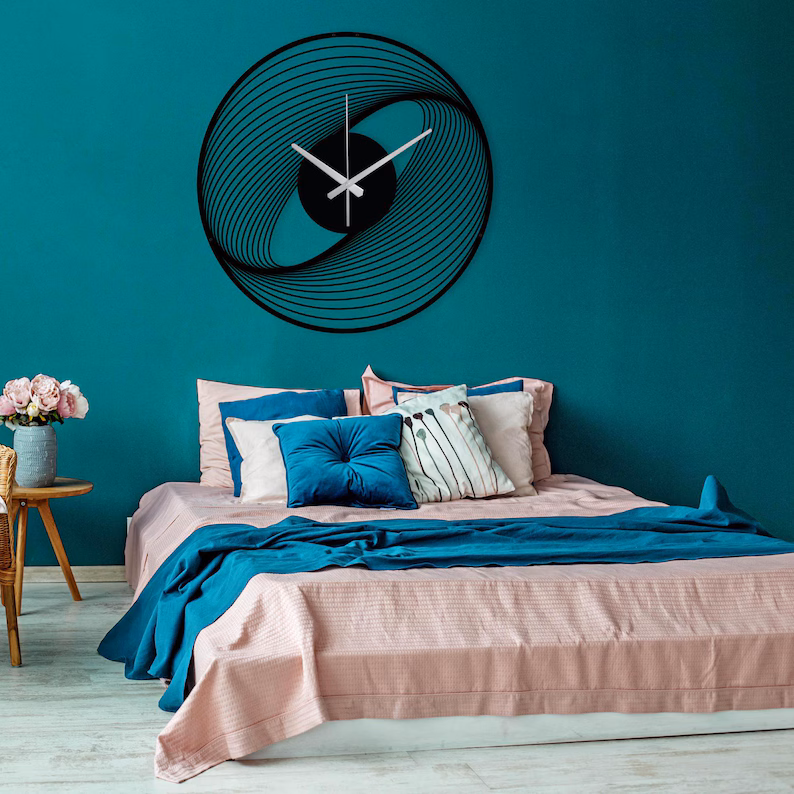 Unique Spiral Clock - Metal Wall Clock - WC07 thumbnail 4