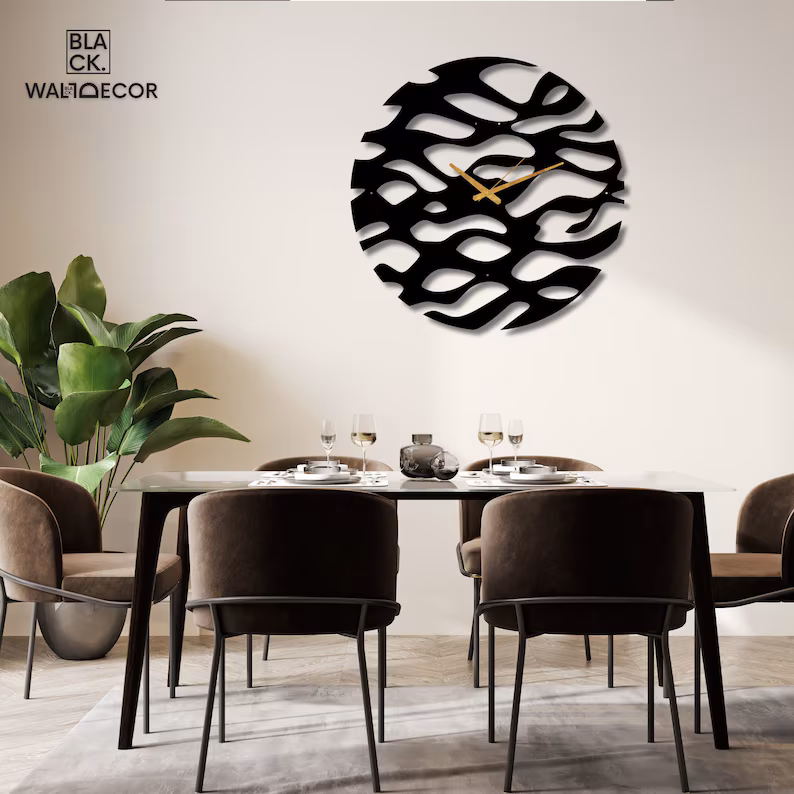Waves - Metal Abstract Wall Clock - ARTICLE WC09 thumbnail 3