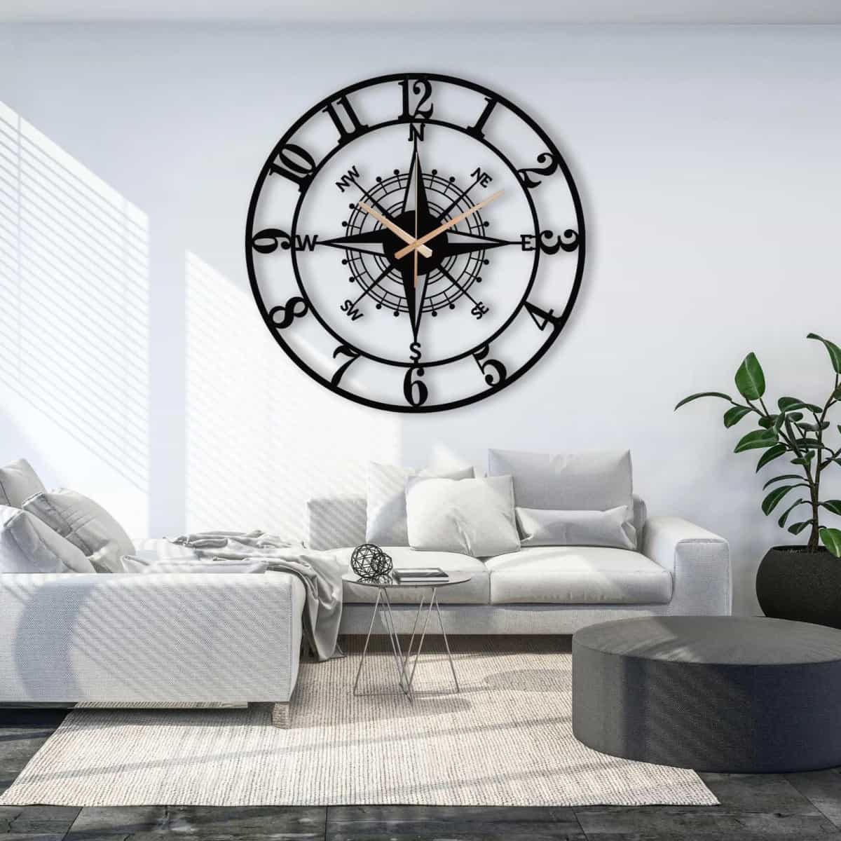 Compass Design - Metal WallClock - ARTICLE WC02 thumbnail 4